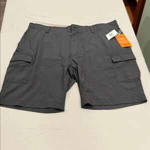 Men's Charcoal Cargo Shorts
